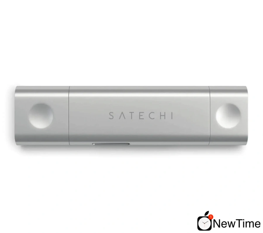 Satechi Aluminum Type-C USB 3.0 and Micro / SD Card Reader Silver (ST-TCCRAS)