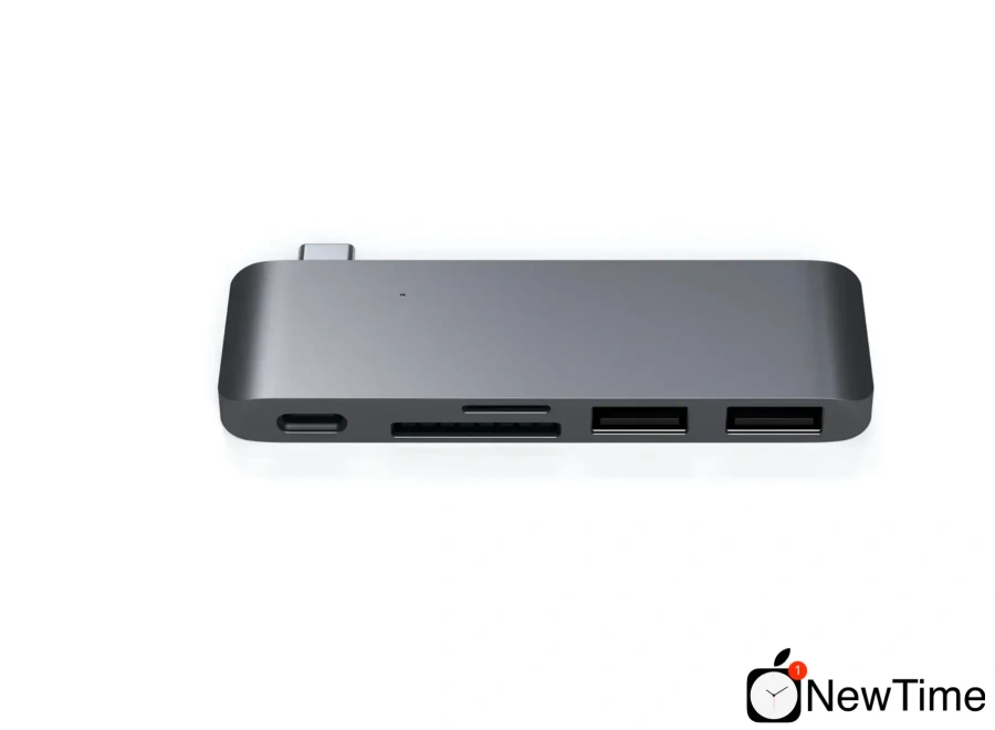 Satechi Type-C USB 3.0 Passthrough Hub Space Gray (ST-TCUPM)
