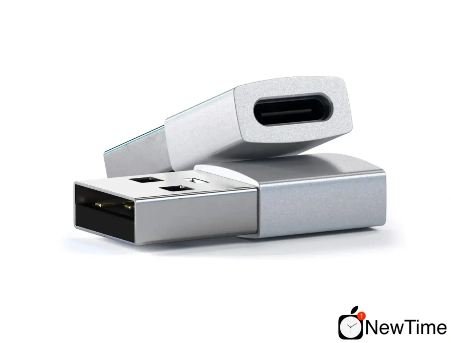 Satechi Type-A to Type-C Adapter Silver (ST-TAUCS)