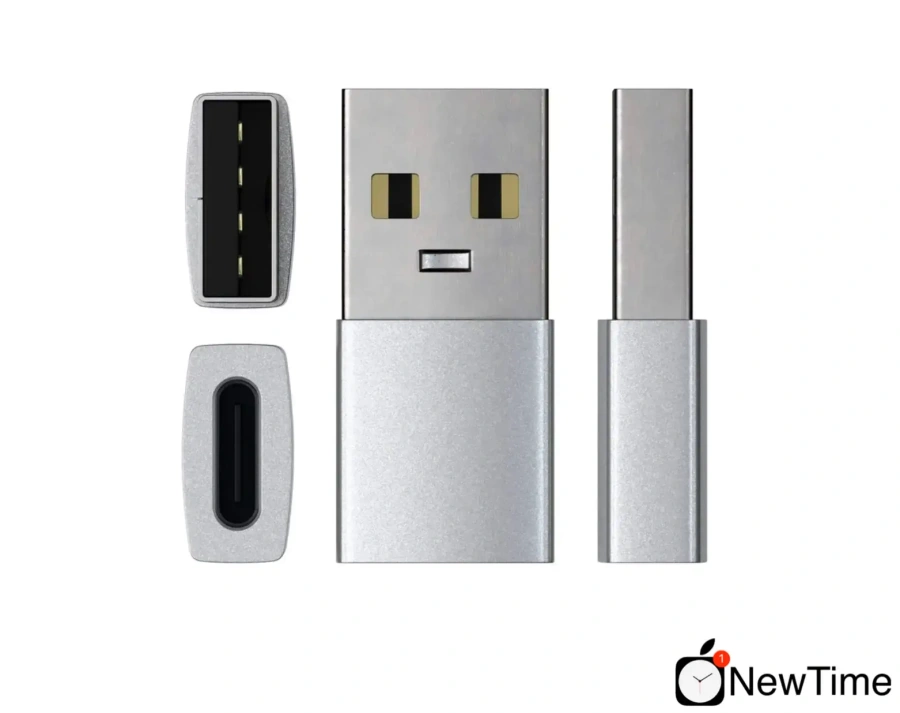 Satechi Type-A to Type-C Adapter Silver (ST-TAUCS)