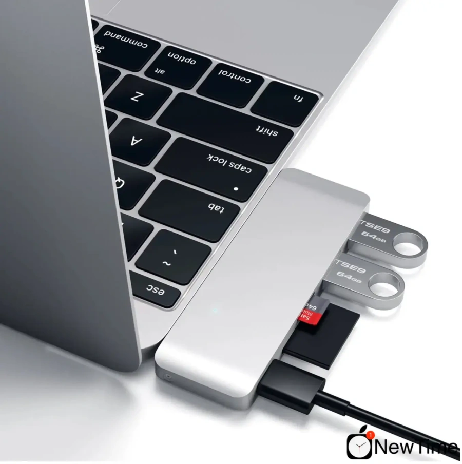 Satechi Type-C USB 3.0 Passthrough Hub Silver (ST-TCUPS)