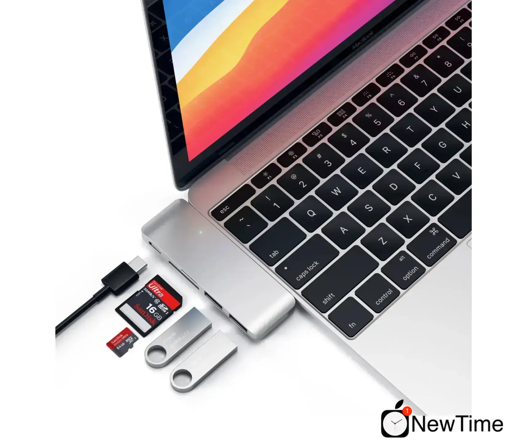 Satechi Type-C USB 3.0 Passthrough Hub Silver (ST-TCUPS)