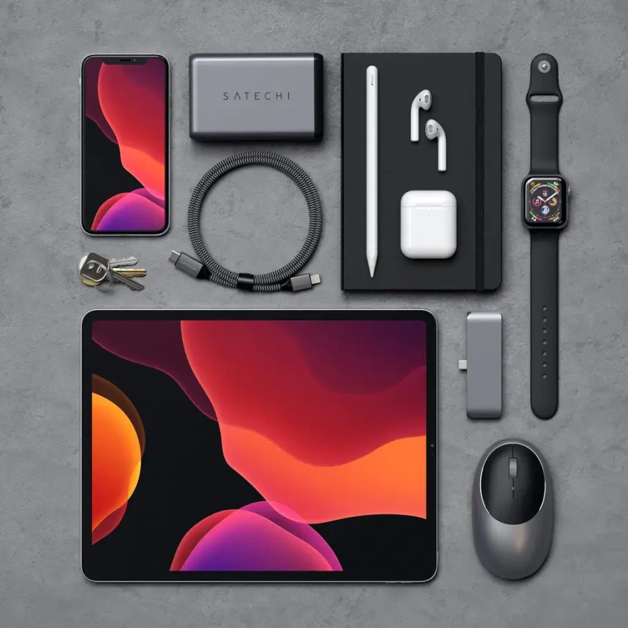 Satechi USB-C to Lightning Cable Space Gray (1.8 m) (ST-TCL18M)