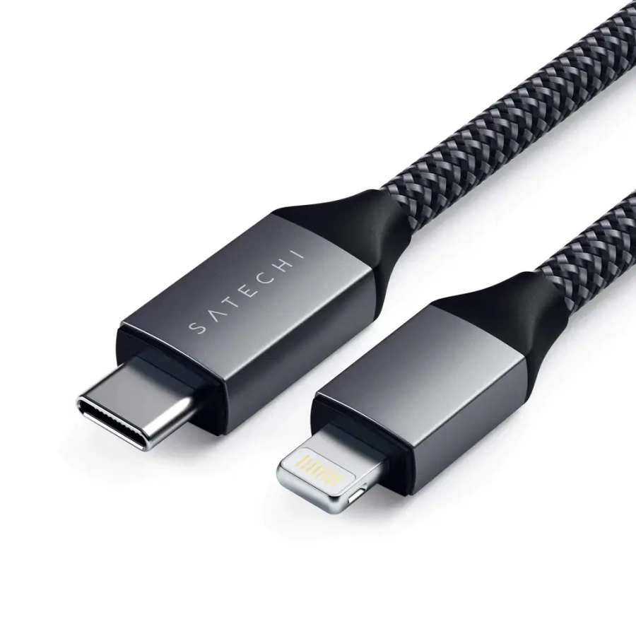 Satechi USB-C to Lightning Cable Space Gray (1.8 m) (ST-TCL18M)