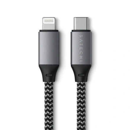 Satechi USB-C to Lightning Cable Space Gray (1.8 m) (ST-TCL18M)