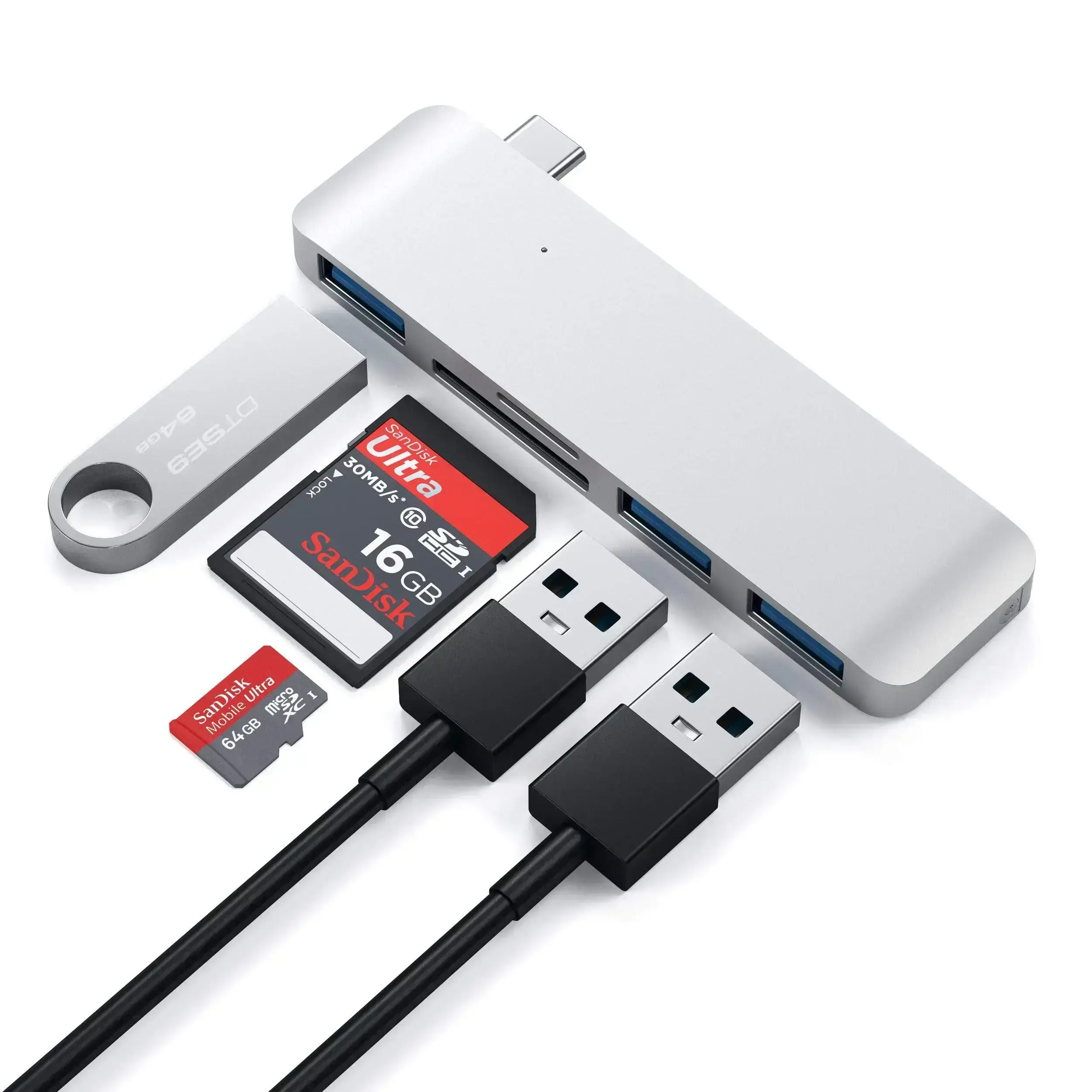 Satechi Type-C USB Hub Silver (ST-TCUHS)