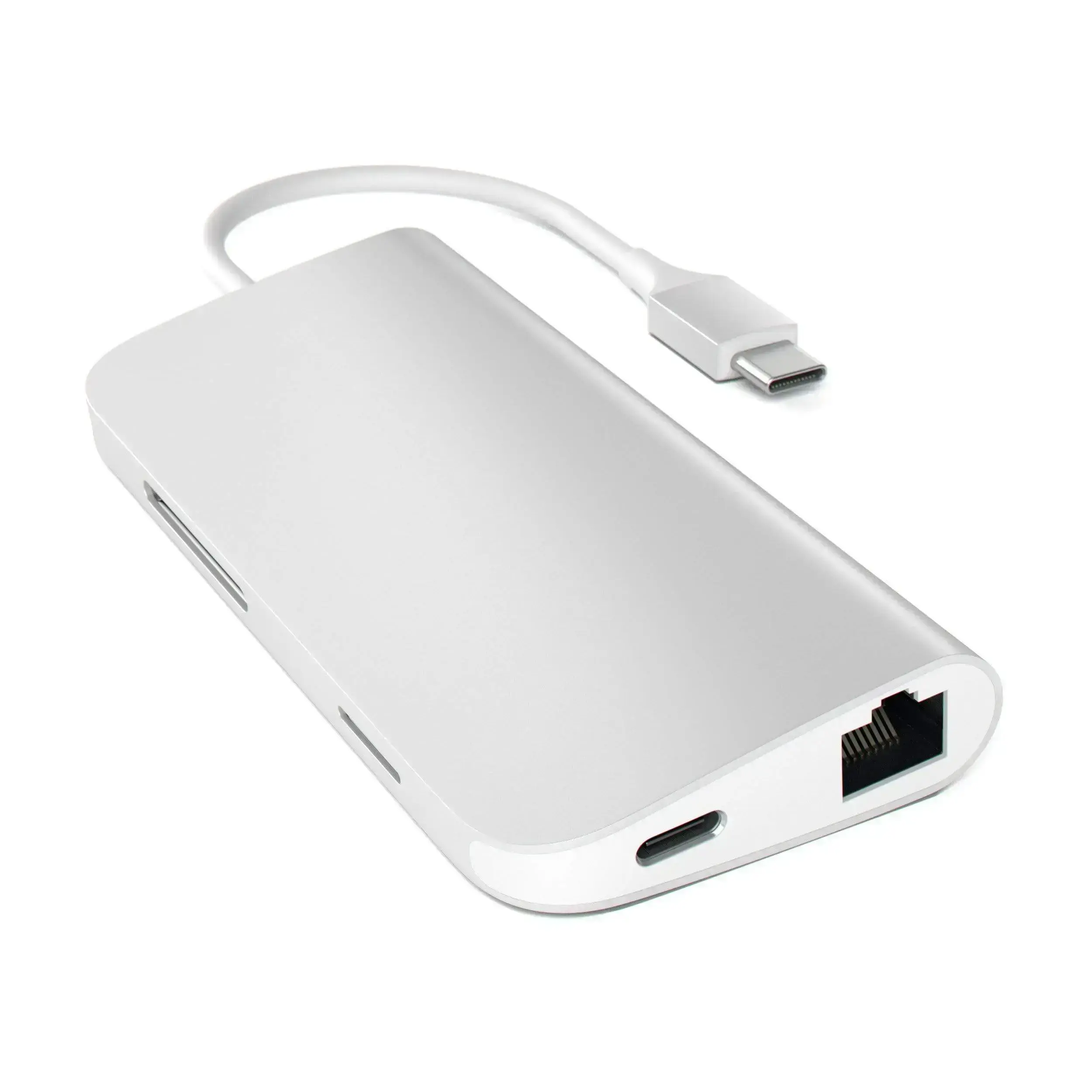 Satechi Type-C Multi-Port Adapter 4K with Ethernet Silver (ST-TCMAS)