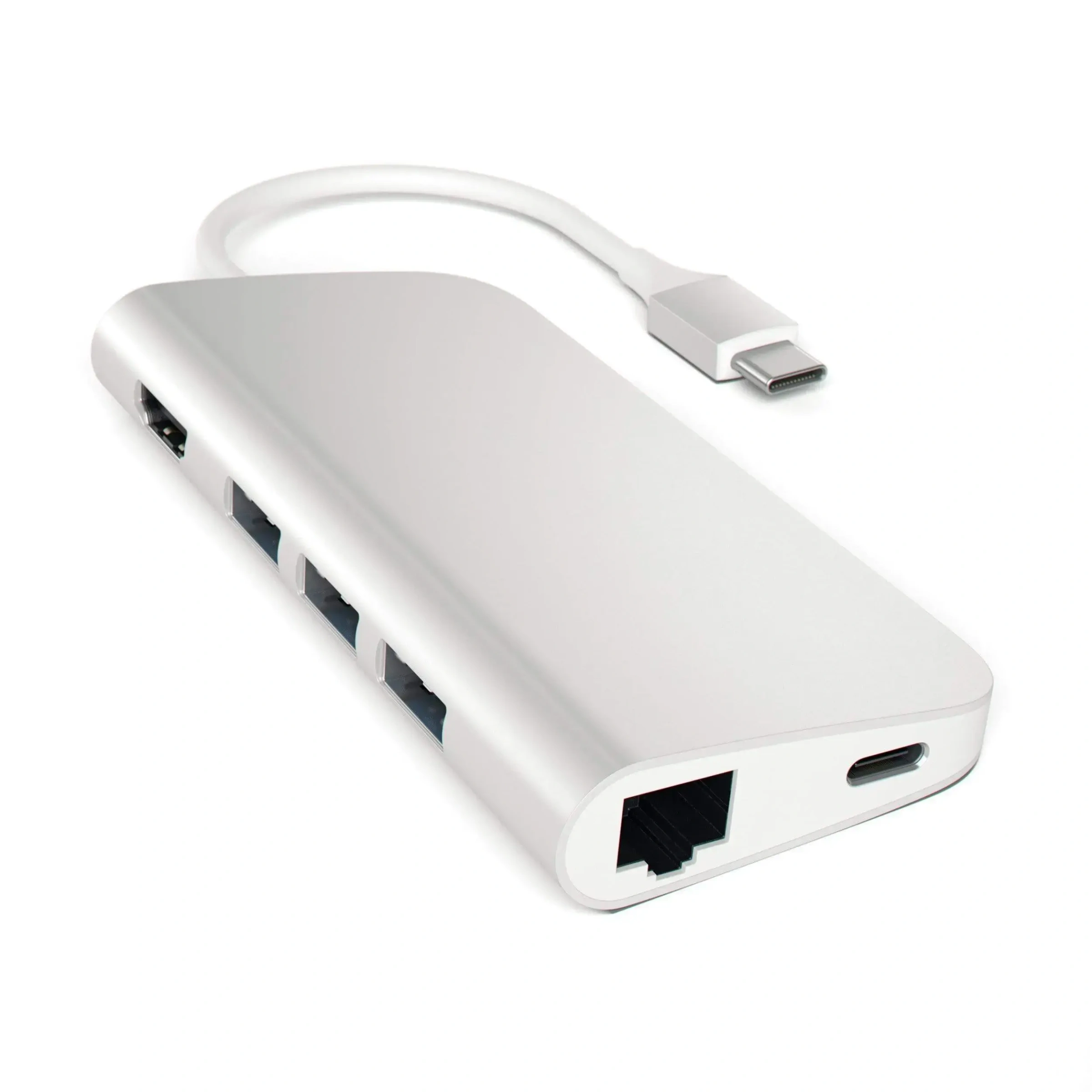 Satechi Type-C Multi-Port Adapter 4K with Ethernet Silver (ST-TCMAS)