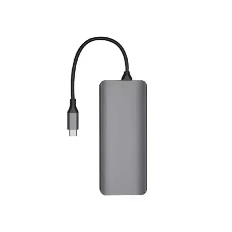 WIWU Alpha 12 in 1 USB-C Hub Gray