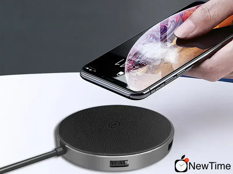 WiWU Apollo A641WC 5 in 1 USB-C Hub & Wireless Charger Silver