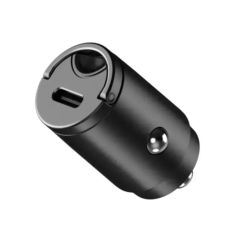 Автомобильная зарядка Wiwu Quick Charge Type-C PD Black (PC300)