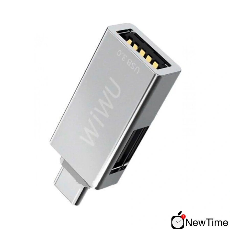 WiWU USB-C Hub Silver (T02)
