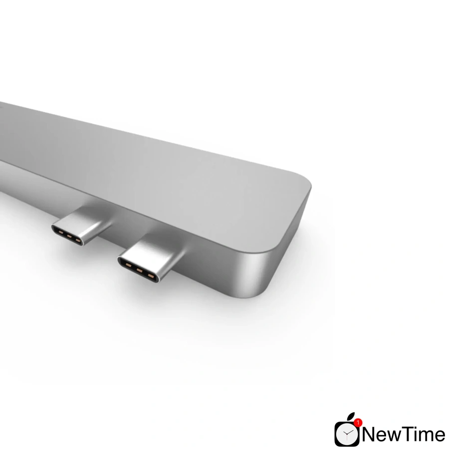 WiWU T8 Lite 5 in 1 USB-C Hub Gray