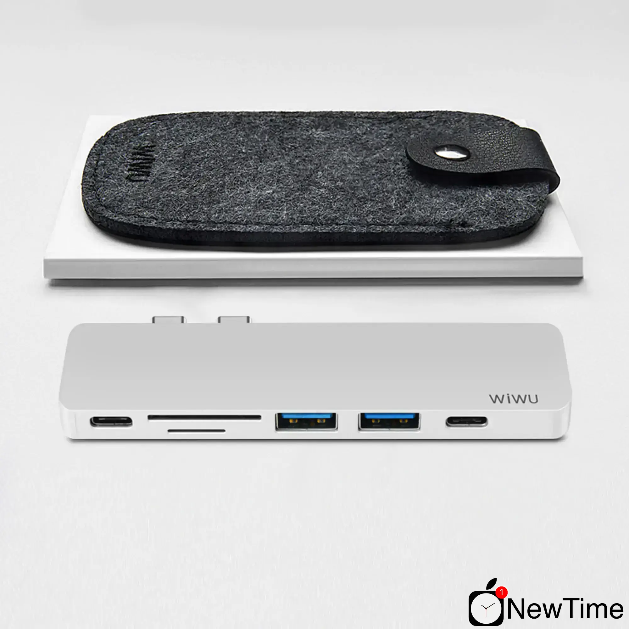 WiWU T8 7 in 1 USB-C Hub Silver