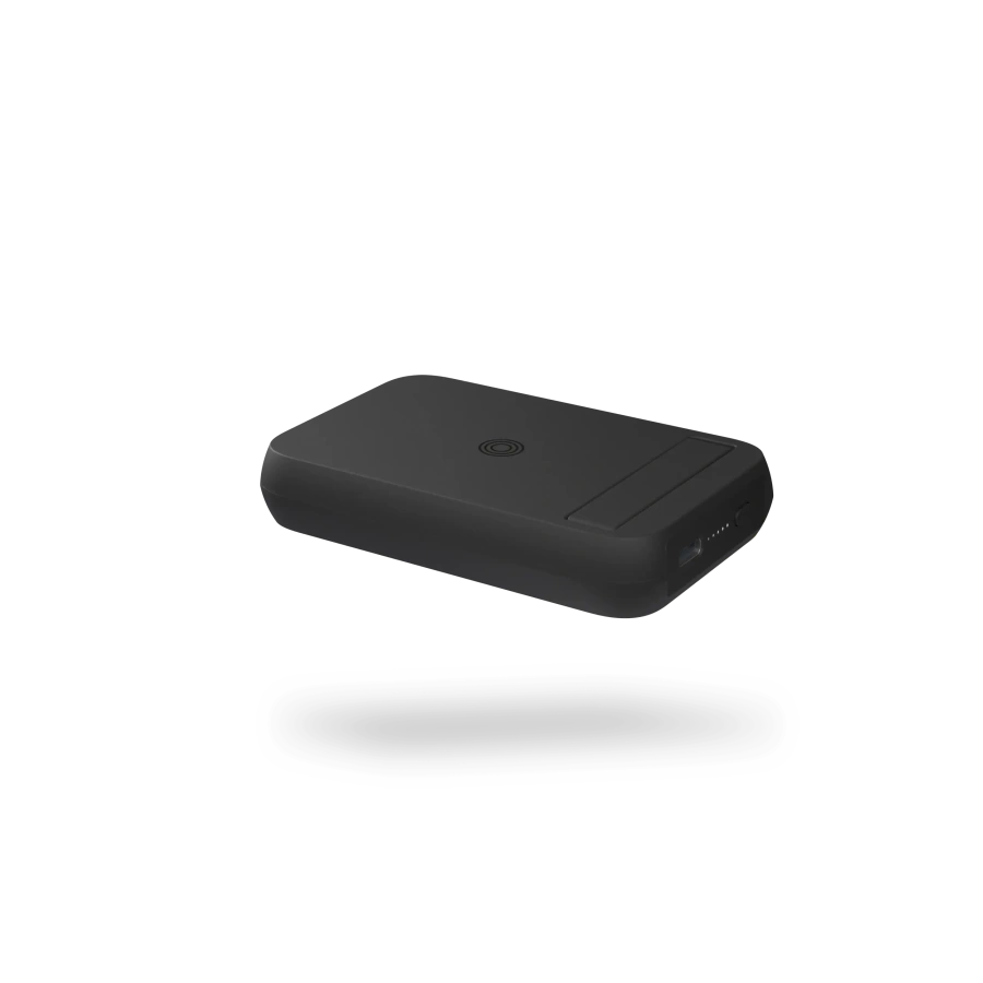 Зовнішній акумулятор з бездротовою зарядкою Zens Magnetic Single Powerbank with Stand 4000 mAh Black (ZEPP02M/00)
