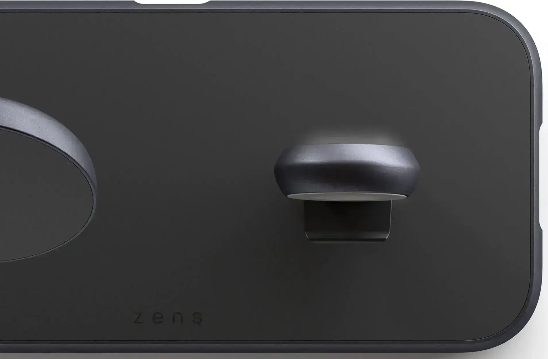 Zens Magnetic + Watch Aluminium Wireless Charger Black with 30W USB-C PD Wall Charger (ZEDC18B/00)