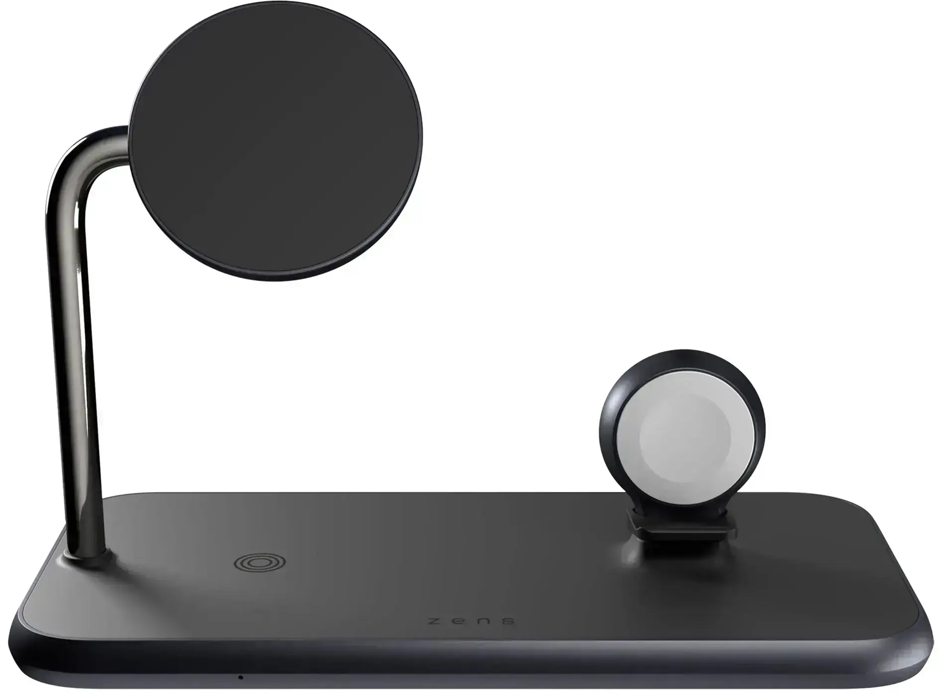 Zens Magnetic + Watch Aluminium Wireless Charger Black with 30W USB-C PD Wall Charger (ZEDC18B/00)