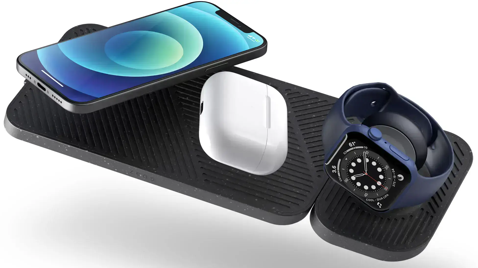 Zens Modular Dual Wireless Charger Black with Wall Charger (ZEMDC1P/00)
