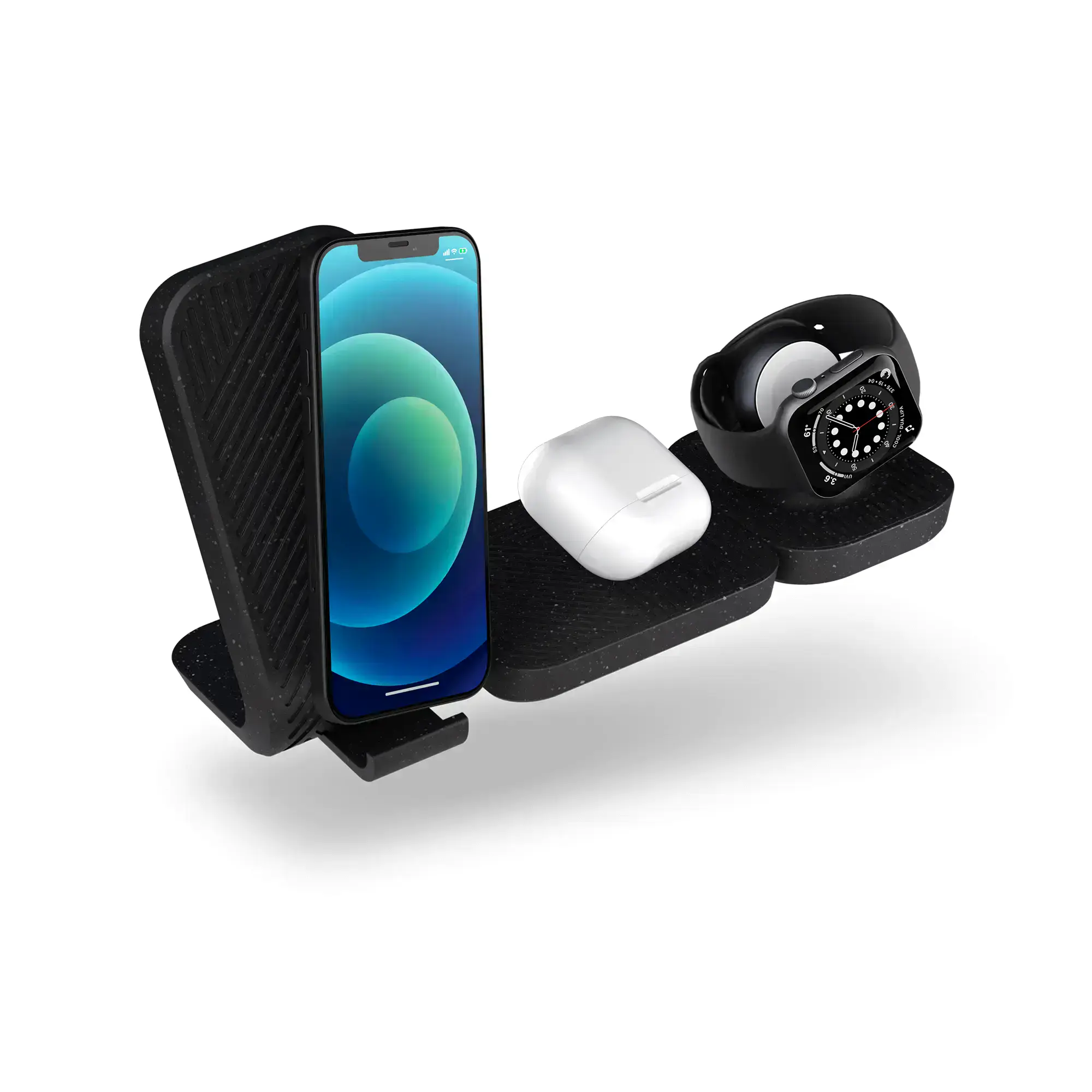 Zens Modular Stand Wireless Charger Black with Wall Charger (ZEMSC2P/00)
