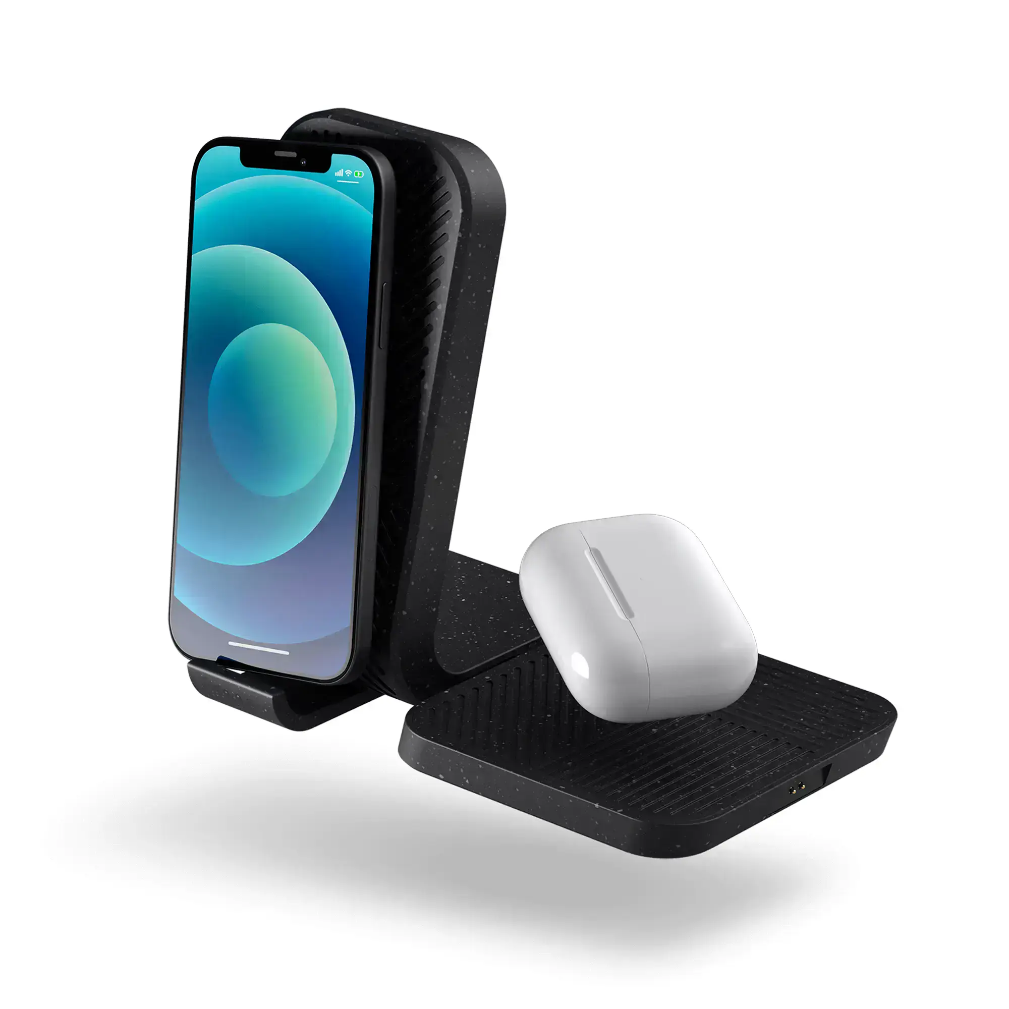 Zens Modular Stand Wireless Charger Black with Wall Charger (ZEMSC2P/00)