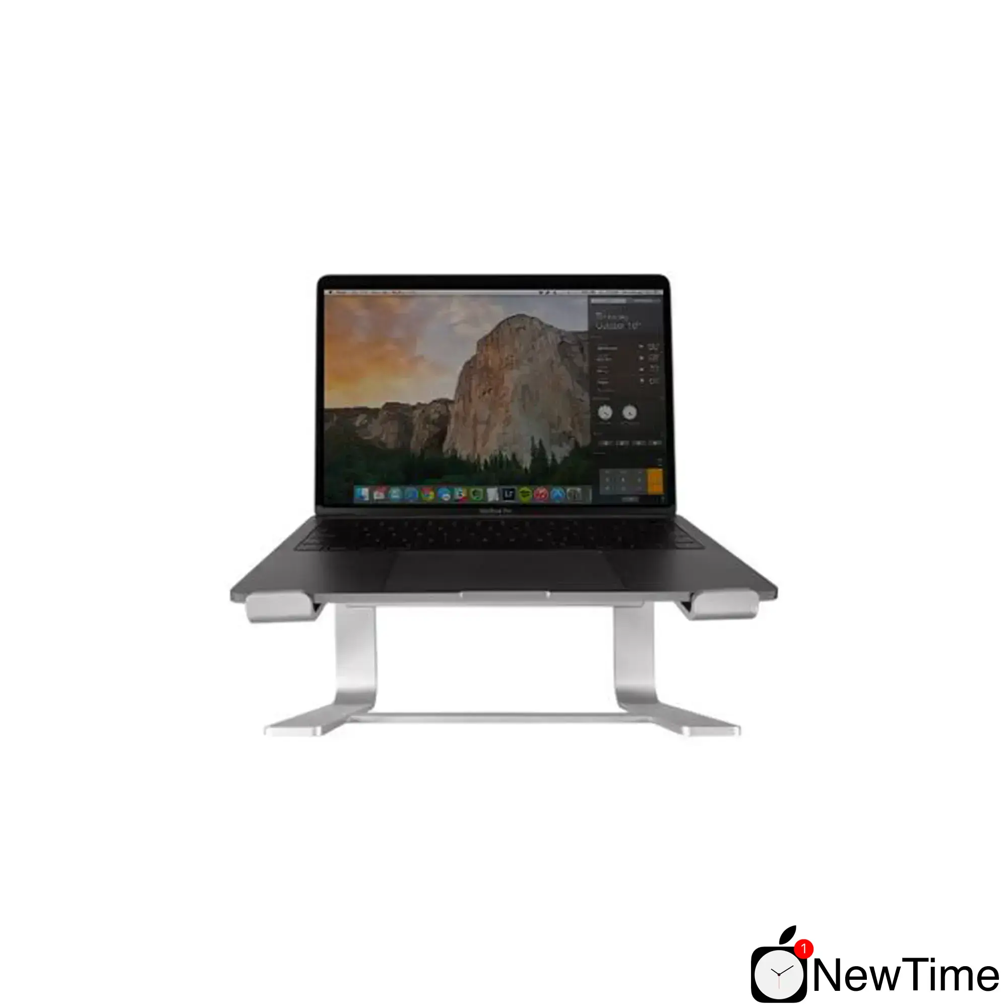 MACALLY Aluminum Horizontal Laptop Stand for Laptops and MacBooks up to 17" (ASTAND)