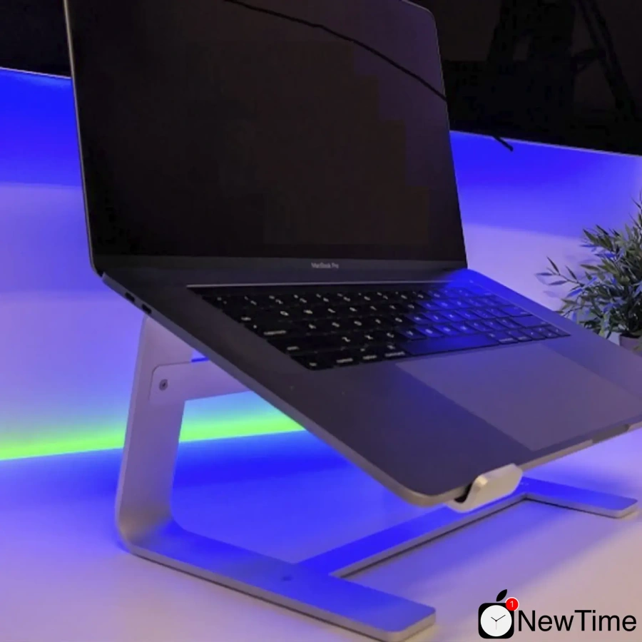 MACALLY Aluminum Horizontal Laptop Stand for Laptops and MacBooks up to 17" (ASTAND)