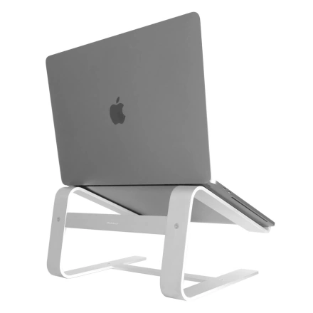 MACALLY Aluminum Horizontal Laptop Stand for Laptops and MacBooks up to 17" (ASTAND)