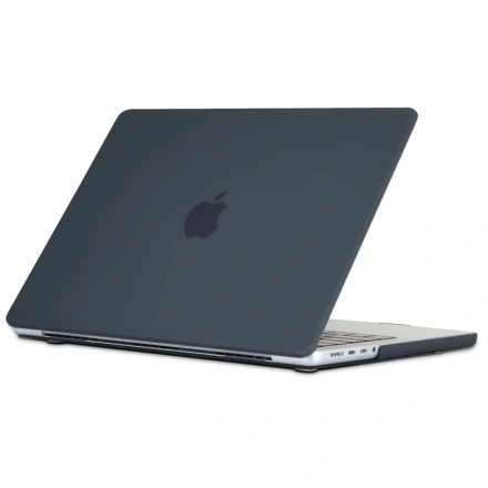 Чехол-накладка HardShell Case Matte for MacBook 16.2 Pro A2485 (2021) Black