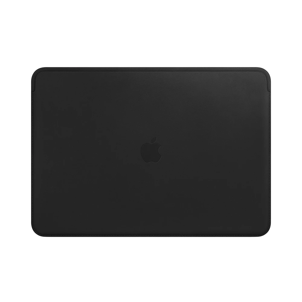 Apple Leather Sleeve for 12" MacBook (2015-2017) - Black (MTEG2)
