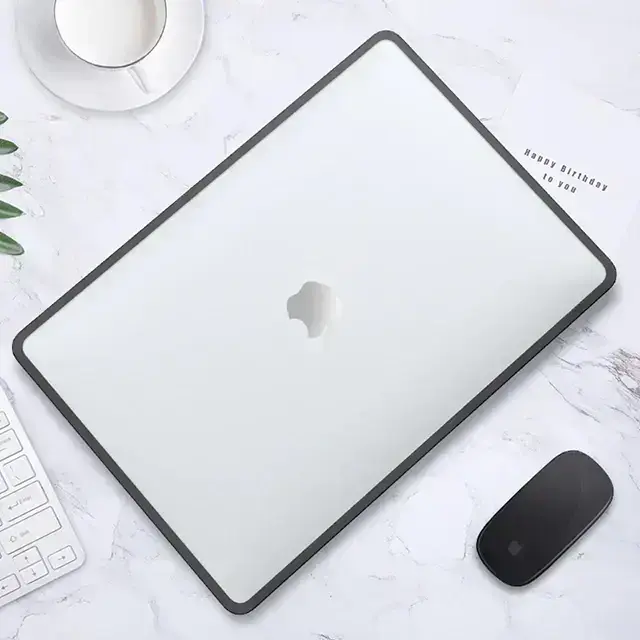 Чехол-накладка для MacBook Pro 14" 2021 Clear/Black
