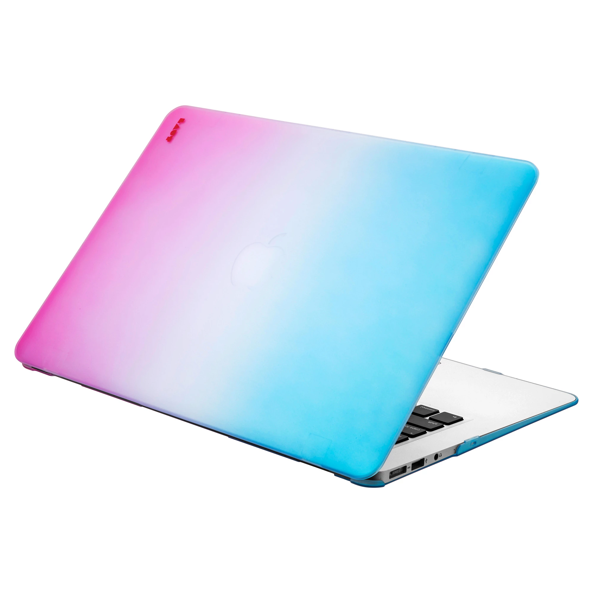 Чехол-накладка LAUT HUEX для MacBook Air 13" (2010-2017) Pink/Blue (LAUT_MA13_HX_PBL)