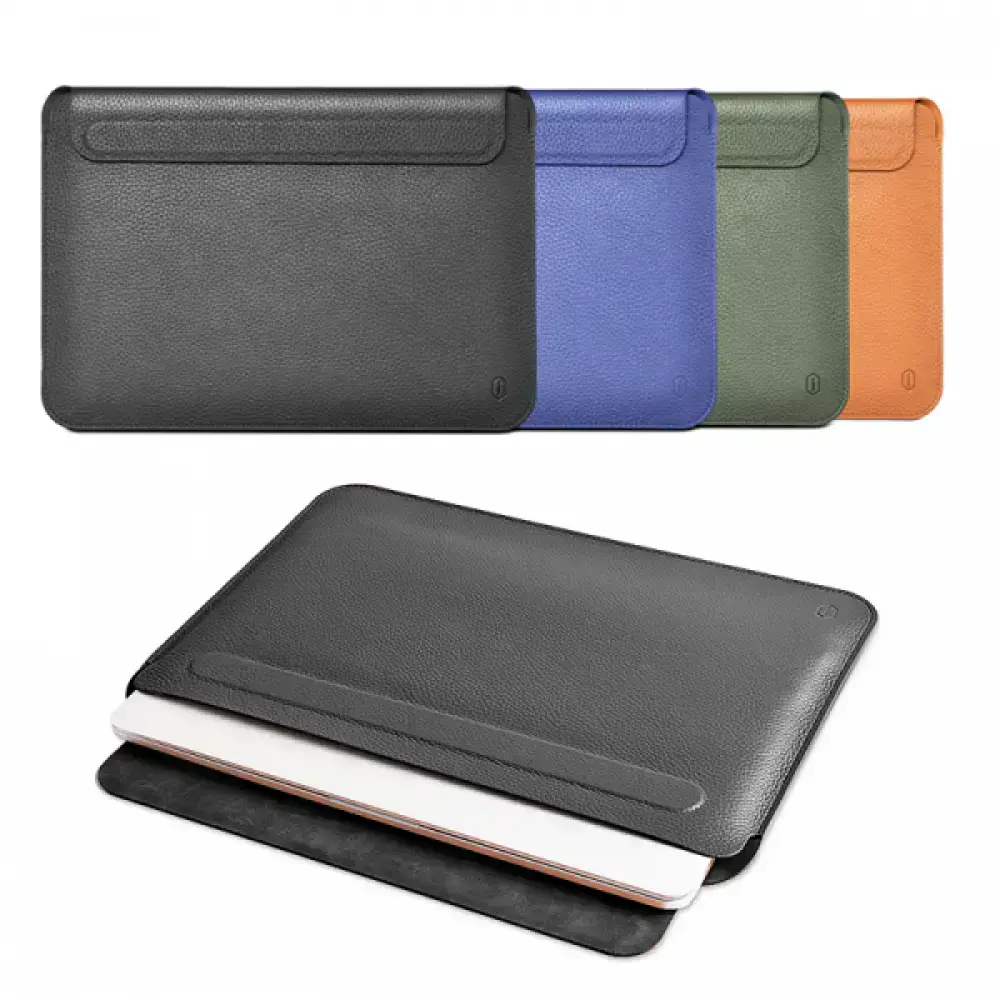 Чехол WIWU Skin Pro Geniunie Leather Sleeve for MacBook Pro 14,2" - Black