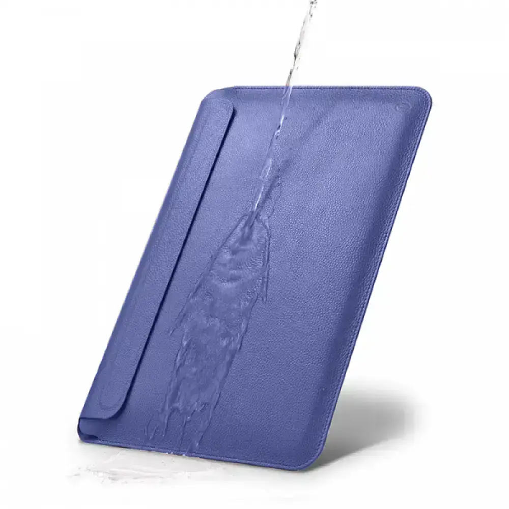 Чохол WIWU Skin Pro Geniunie Leather Sleeve for MacBook Pro 14,2" - Blue