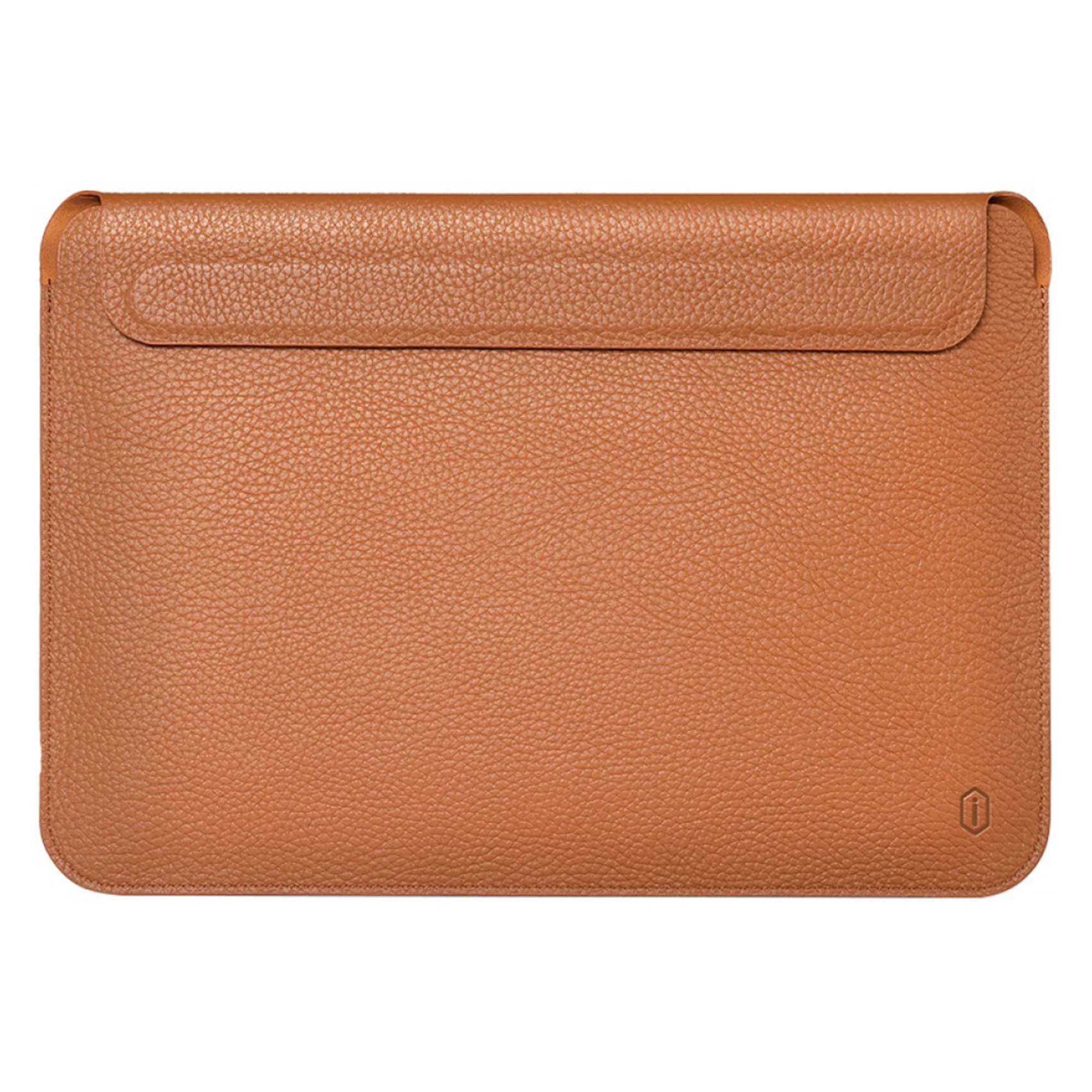 Чехол WIWU Skin Pro Geniunie Leather Sleeve for MacBook Pro 14,2" - Brown