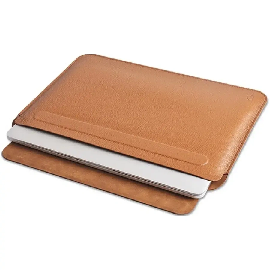 Чехол WIWU Skin Pro Geniunie Leather Sleeve Series для MacBook Pro 16.2" 2021 - Brown