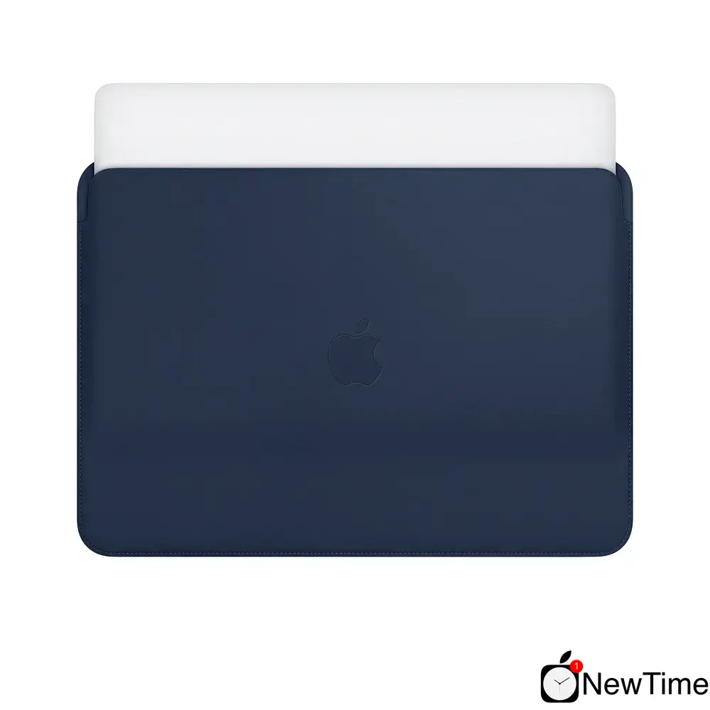 Apple Leather Sleeve for 13-inch MacBook Air and MacBook Pro – Midnight Blue (MRQL2)