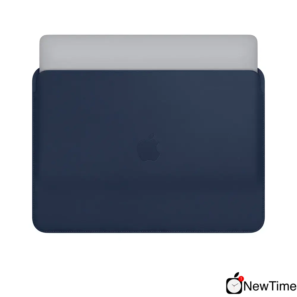 Apple Leather Sleeve for 13-inch MacBook Air and MacBook Pro – Midnight Blue (MRQL2)