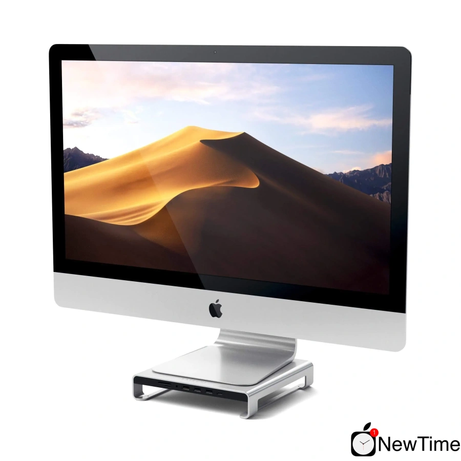 Satechi Aluminum Monitor Stand Hub Silver for iMac (ST-AMSHS)