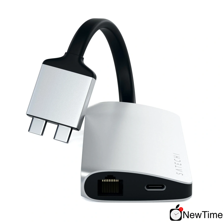 Satechi Aluminum Type-C Dual Multimedia Adapter Silver (ST-TCDMMAS)