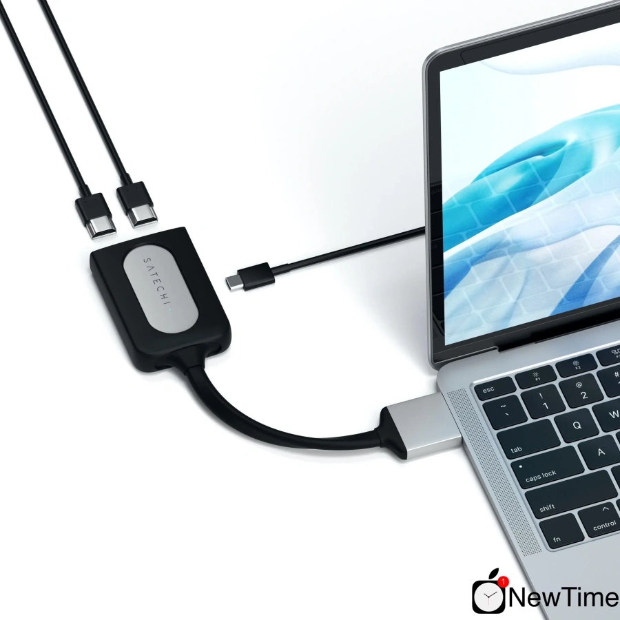 Satechi Type-C Dual HDMI Adapter Silver (ST-TCDHAS)