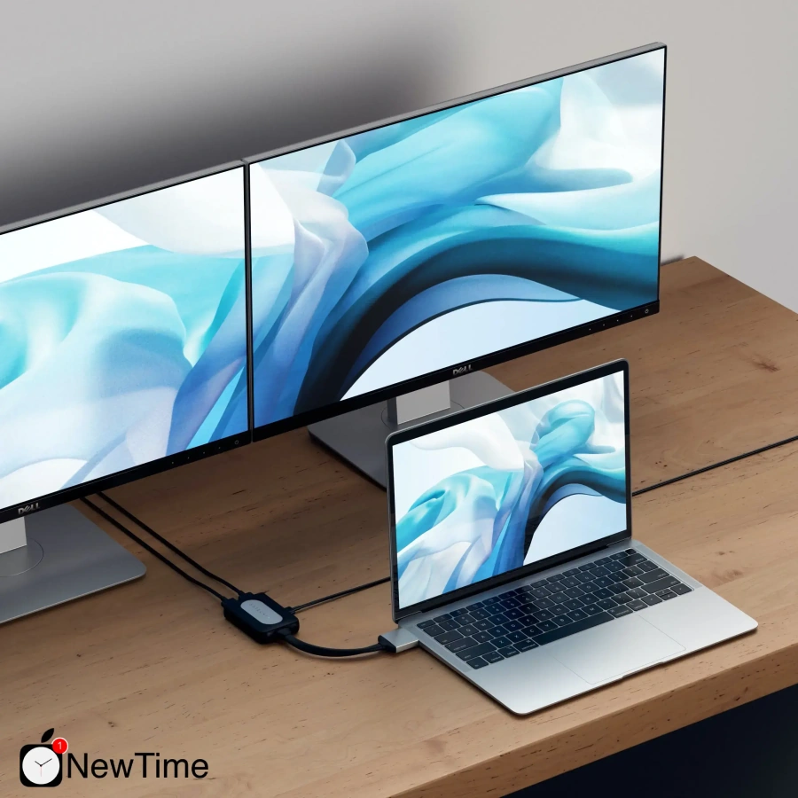 Satechi Type-C Dual HDMI Adapter Silver (ST-TCDHAS)