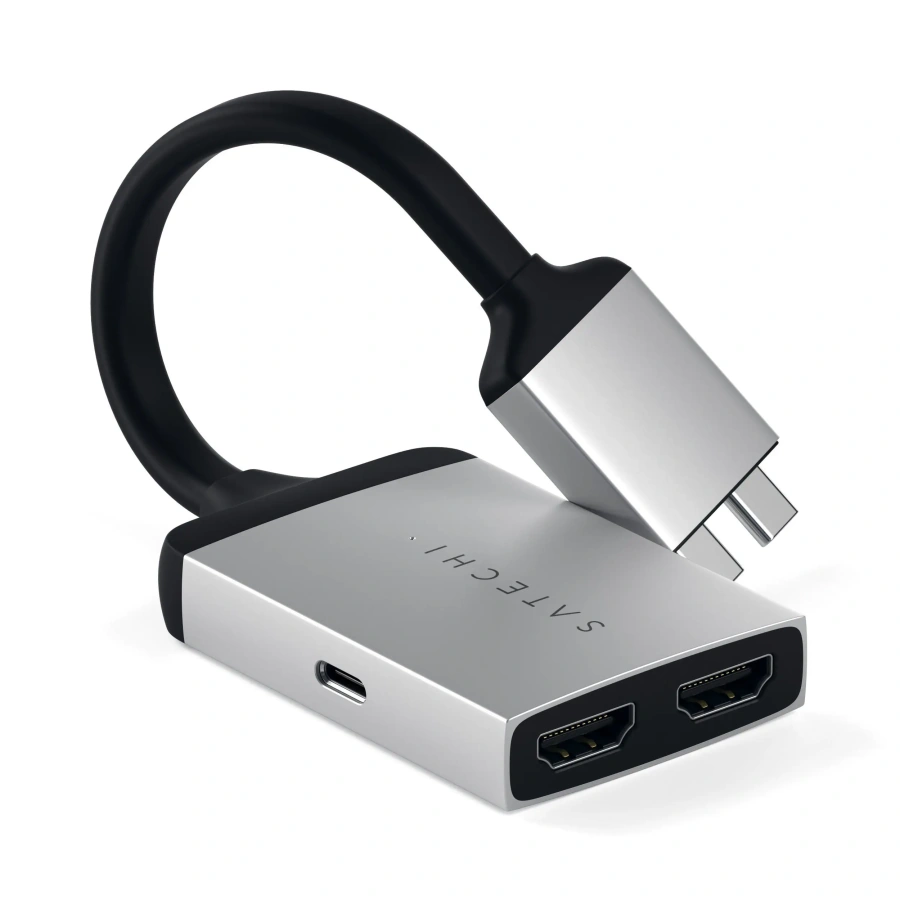 Satechi Type-C Dual HDMI Adapter Silver (ST-TCDHAS)