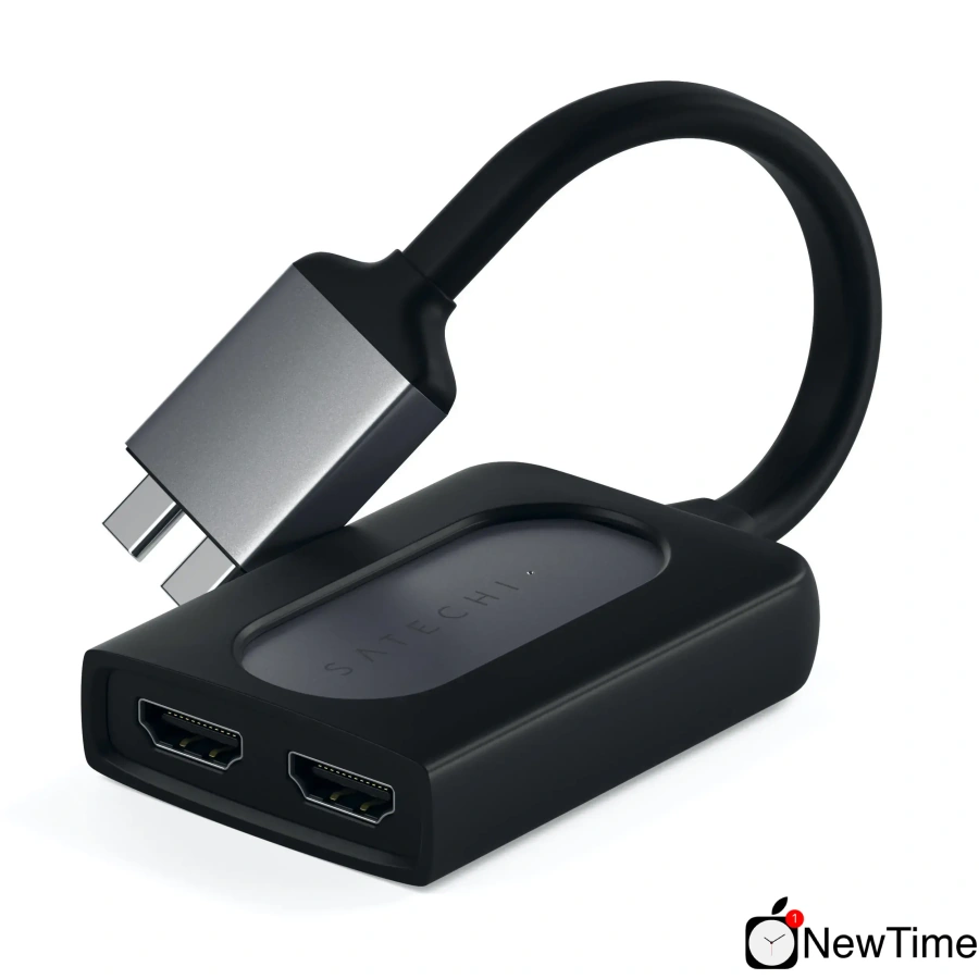Satechi Type-C Dual HDMI Adapter Space Gray (ST-TCDHAM)