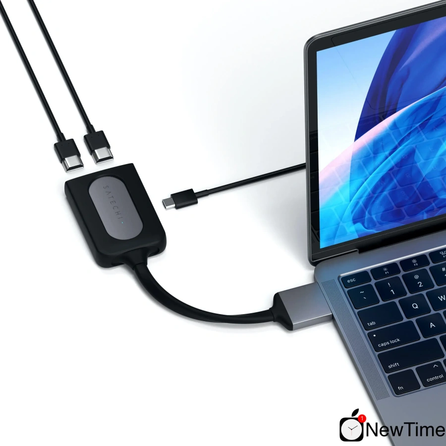 Satechi Type-C Dual HDMI Adapter Space Gray (ST-TCDHAM)