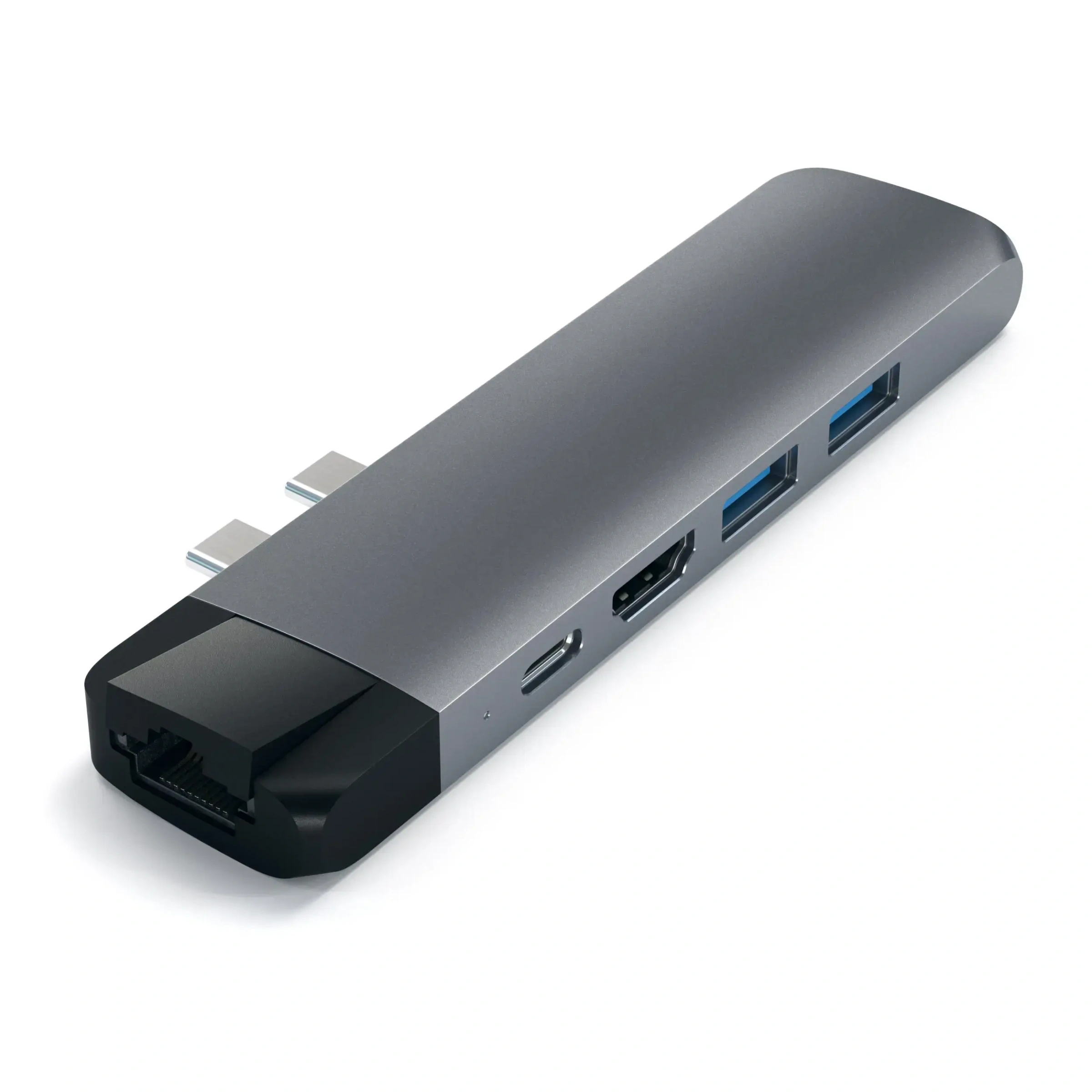 Satechi Aluminum Type-C Pro Hub with Ethernet Space Gray (ST-TCPHEM)