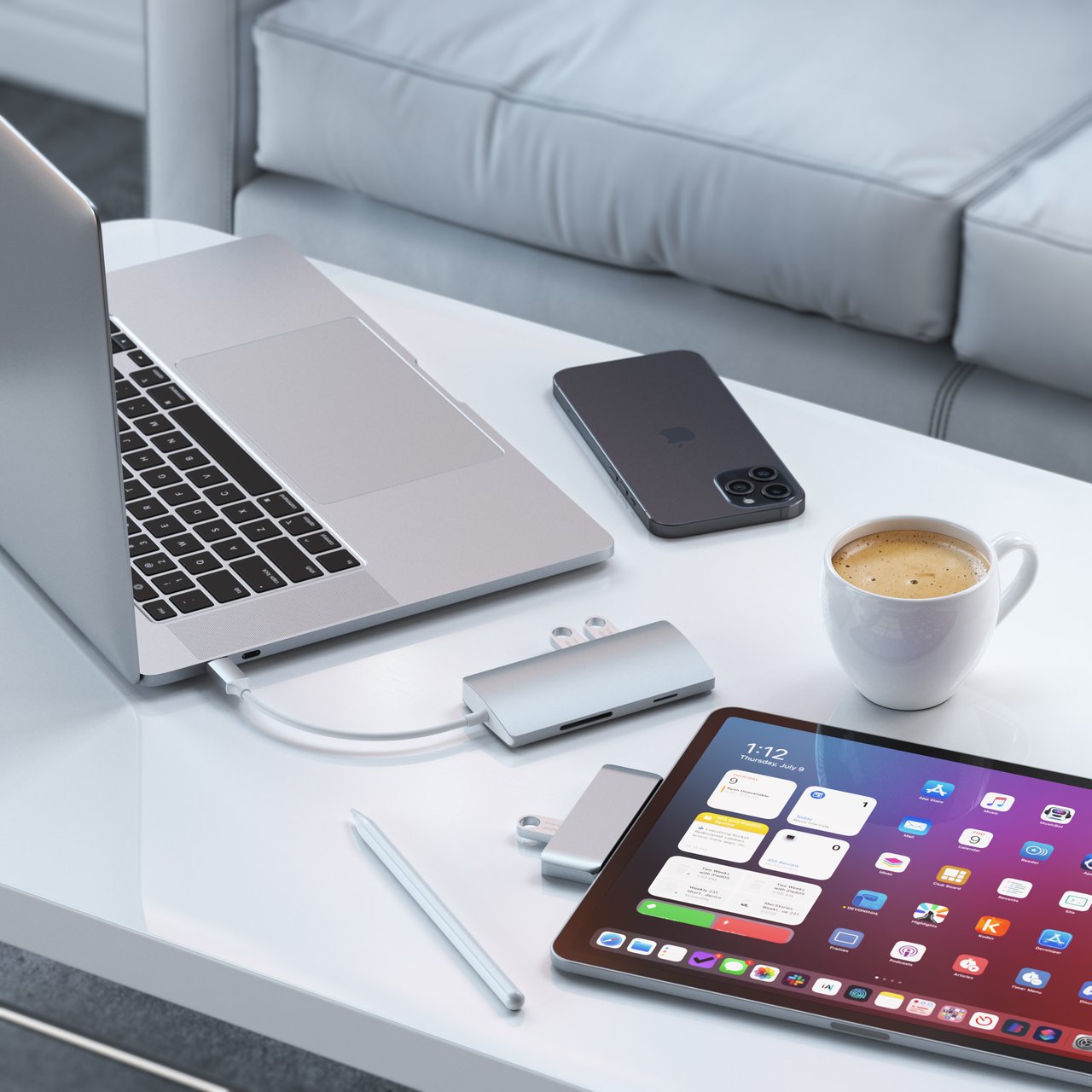 Купити Satechi TypeC MultiPort Adapter 4K with V2 Gold (ST