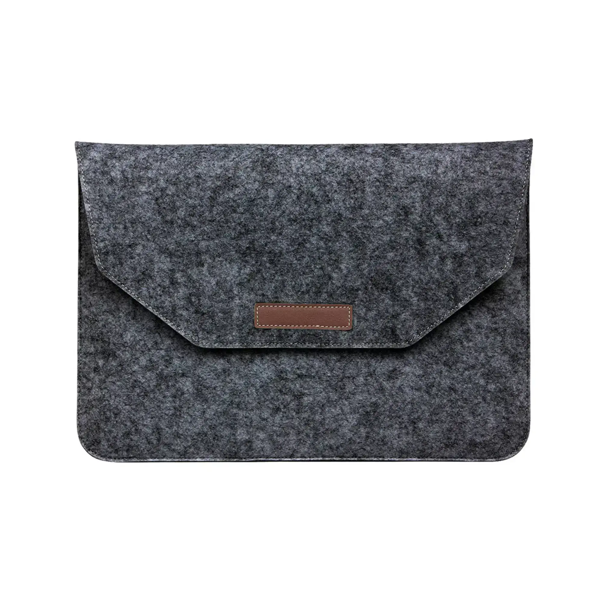 Чехол-конверт из войлока Voground Dark Grey для MacBook Pro 13" 2016 - 2020 и MacBook Air 13" 2018 - 2020