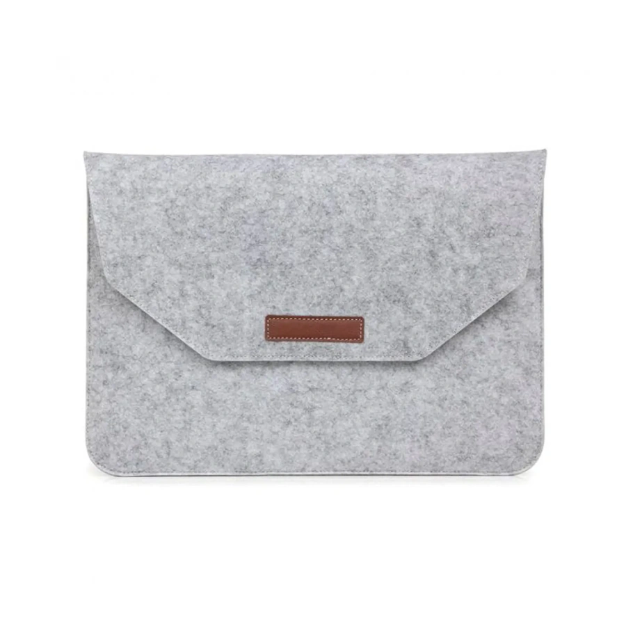 Чехол-конверт из войлока Voground Silver для MacBook Pro 13" 2016 - 2020 и MacBook Air 13" 2018 - 2020