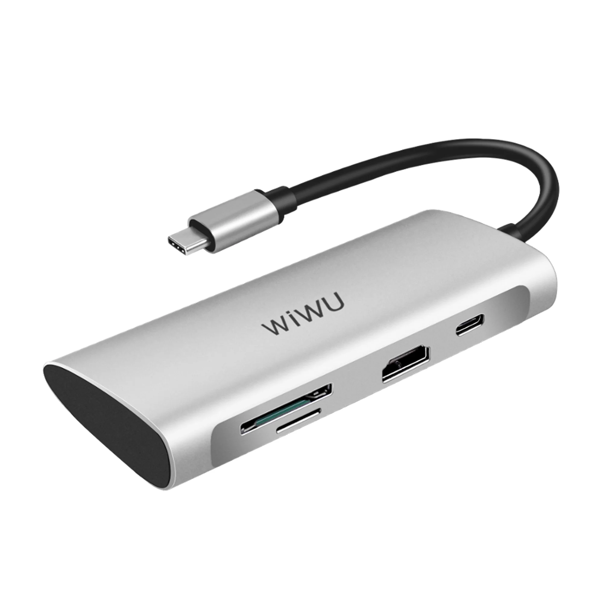 WiWU Alpha A731HP 7 in 1 USB-C Hub Gray