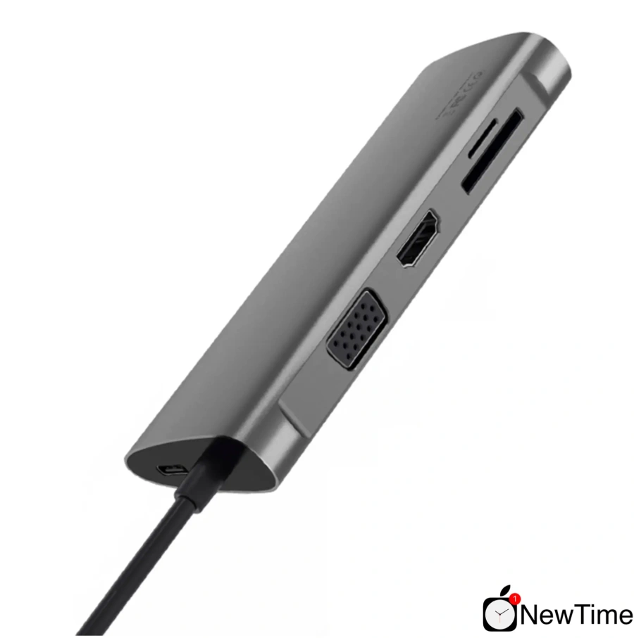 WiWU Alpha A11 11 in 1 USB-C Hub Gray